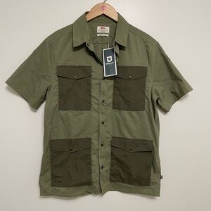 Fjallraven Raven Short sleeve utility shirt NWT Sz L